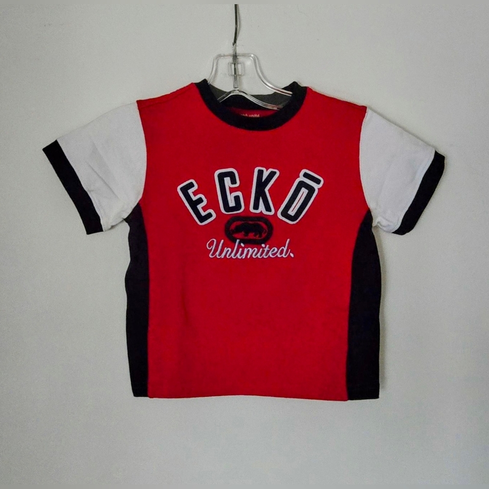 🎮NWOT; eckō unltd. Heavyweight T-shirt Unisex; Size 3T; 100% Cotton; Red